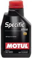 Моторное масло Motul Specific 229.52 5W30 синтетическое 1л