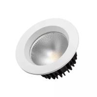 Arlight Светодиодный светильник LTD-105WH-FROST-9W Day White 110deg (IP44 Металл, 3 года) 021492