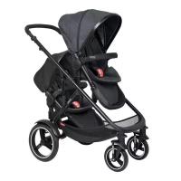 Коляска для погодков Phil and Teds Voyager (коляска + второе сидение) (Black)