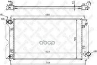 10-26308-Sx_радиатор Системы Охлаждения! Мкпп Toyota Avensis/Corolla/Corolla Verso 2.0d 01> Stellox арт. 10-26308-SX