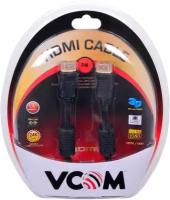 Кабель VCOM, VHD6020D-3MB, HDMI 19M/M ver:1.4-3D, черный, 3 м