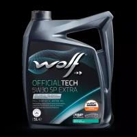 Моторное масло Wolf OfficialTech C3 SP Extra 5W30 синтетическое 5л
