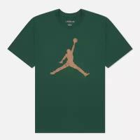 Мужская футболка Nike Jumpman Crew зелёный, Размер XL