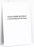 Классный журнал с заочной формой обучения. 120 страниц