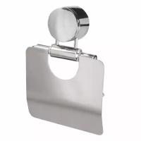 Держатель для туалетной бумаги рулонной Лайма, нержавеющая сталь, зеркальный (601620), 12шт