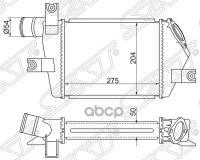 Радиатор Интеркулера Mitsubishi L200 05-/Pajero/Montero Sport 08- Sat арт. ST-MN135001
