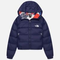 Женский пуховик The North Face Printed Hydrenalite Down Hoodie синий, Размер M