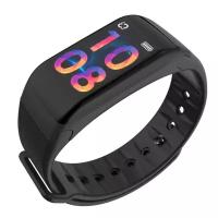 Фитнес-браслет F1 Smart Bracelet(шаги,пульс,кровеносное давление) цветной дисплей