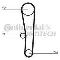 Ремень грм 110x220h для hyundai accent/getz 1.3-1.5 99 Contitech CT1062