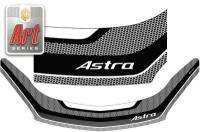 Дефлектор капота для Opel Astra 2004-2011 Серия Art черная