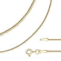 Золотая цепь плетение Снейк (Тонда) Ювелир Трейд Т1020025, Золото 585°, размер 55