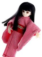 Dollmore Banji Outfit - Basic Kimono Red (Классическое красное кимоно для кукол Доллмор)