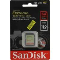 SD карта Sandisk Extreme SDSDXV6-064G-GNCIN