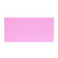 Пластина-перекрытие для конструктора, 25,5*12,5 см шт, цвет розовый