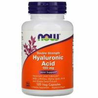 Now Foods Hyaluronic Acid, Гиалуроновая Кислота с Пролином 100 мг - 120 капсул
