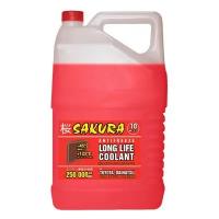 Антифриз Sakura Long Life Coolant красный -45°С 10 кг