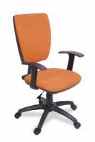 Компьютерное офисное кресло Мирэй Групп нота Т ПК, Ткань, Оранжевое