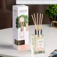 Areon Ароматизатор для дома Areon Sticks, мандарин, персик, бергамот, 85 мл