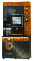 Кофейный автомат LV307 с мебелью, в базовой комплектации, в дизайне Orange Metall
