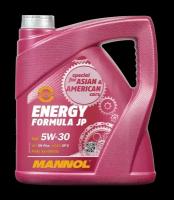 Масло моторное MANNOL Energy Formula JP 5w30 SN+ GF-5 4л синтетическое