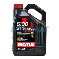 Масло моторное Motul 6100 Syn Nergy 5w40 4л полусинтетическое