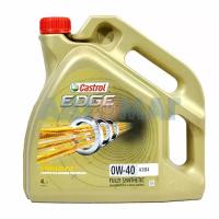 Масло моторное Castrol EDGE A3/B4 0w40 4л синтетическое