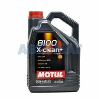 Масло моторное Motul 8100 X-Clean+ 5w30 5л синтетическое