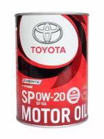 Масло моторное TOYOTA (08880-13206) MOTOR OIL SP 0w20 1л синтетическое