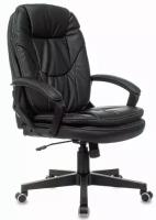 Кресло руководителя Бюрократ CH-868N черный Leather Venge Black искусственная кожа крестовина пласти