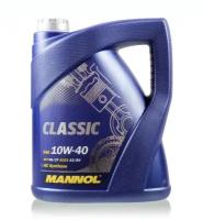 Полусинтетическое моторное масло Mannol Classic 10W-40, 4 л