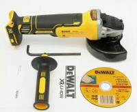 Углошлифовальная машина 18В XR, 125мм DEWALT DCG405N без аккумулятора и ЗУ