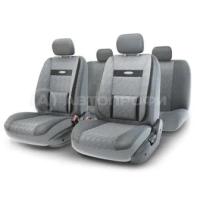 Чехлы автомобильные Autoprofi Comfort Эко кожа тёмно-серый