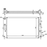 STELLOX 10-25055-SX (1025055_SX / 1029459 / 1664043) радиатор системы охлаждения\ Ford (Форд) Escort (Эскорт) / orion