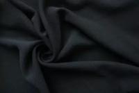 Ткань черный трикотаж из шерсти