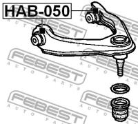 С/блок верхнего рычага, HAB050 FEBEST HAB-050