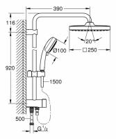 Душевой комплект Grohe Tempesta Cosmopolitan 26694000