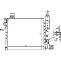 STELLOX 10-25036-SX (1025036_SX / 1301 G3 / 1301 G4) радиатор системы охлаждения Peugeot (Пежо) 405 1.4-1.9d 92-96