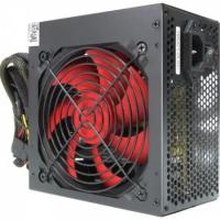 Блок питания CROWN CM-PS500W PLUS (ATX 500W, EMI/CE, 20+4in 450mm, 120mm red FAN, SATA*4, IDE*4, FDD*1, 4+4pin, 6+2pin PCI-E*1, кабель питания 1.2м, с