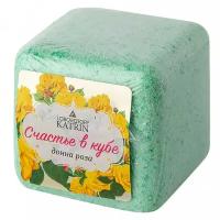 Шипучая соль для ванн «Счастье в кубе» с ароматом розы - 130 гр. (цвет не указан)
