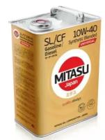 MITASU MJ1254 MITASU 10W40 4L масо моторное UNIVERSAL SL/CF API SL/CF дя бенз/диз ДВС, Synthetic Blended