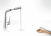 Смеситель Hansgrohe Metris M71 14821000 для кухонной мойки