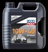 Нс-Синтетическое Моторное Масло Для 4-Тактных Мотоциклов Motorbike 4T Offroad 10W-40 4Л LIQUI MOLY арт. 3056