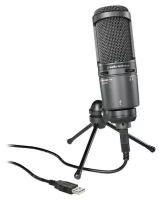Микрофон Audio-Technica AT2020USB+ черный