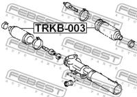 Пыльник рулевой рейки, TRKB003 FEBEST TRKB-003