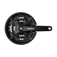 Система 3-40 Shimano MT101, 170мм, 40/30/22T, под квадрат, с защит, с болтами, цв. черн, для 9ск