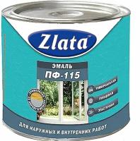 Zlata Эмаль ПФ-115 Zlata серая 2,6 кг