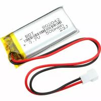 Аккумулятор 3.7V 0.50Ah Li-Po 802042