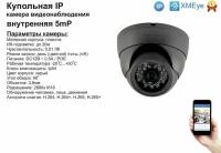 DVS300IP5MP(POE). Внутренняя IP камера 5мП с ИК до 20м