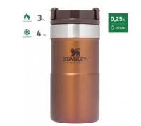 Термокружка Stanley Classic Neverleak (0,25 литра), темно-янтарная (10-09856-010)