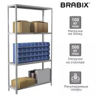 Стеллаж металлический Brabix MS Plus-185/30-4 (S241BR153402) (1)